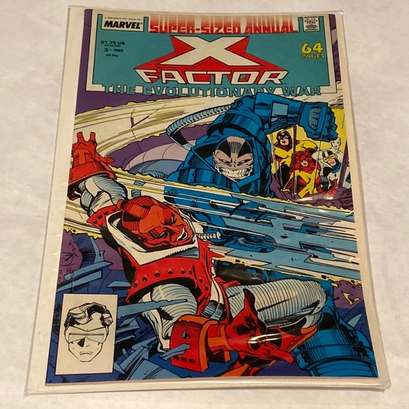 Super Sized Annual X Factor- The Evolutionary War- #3- 1988- Marvel Comics - Picture 1 of 3